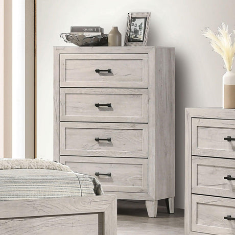 Mysen White Wash Chest by Furniture of America at Eve Furniture