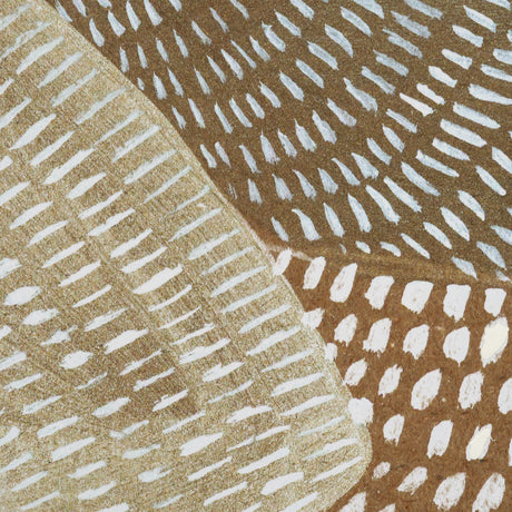 Mystic Patterns by Emma Peal Hand-Embellished Textured Framed Canvas Artwork by Mercana at Eve Furniture
