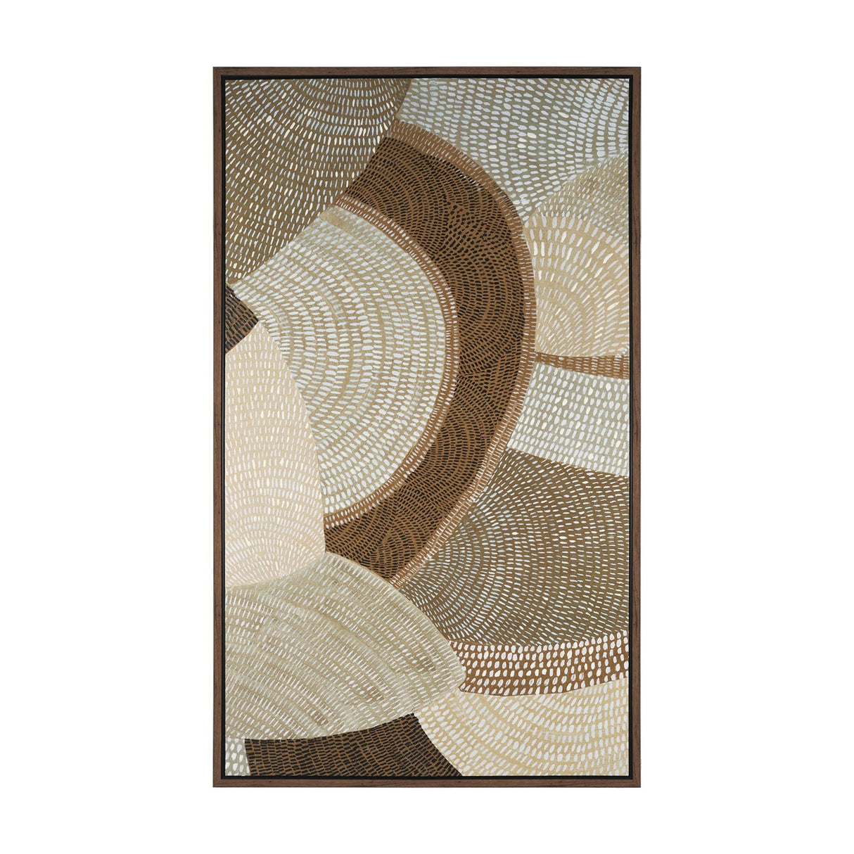 Mystic Patterns by Emma Peal Hand-Embellished Textured Framed Canvas Artwork by Mercana at Eve Furniture