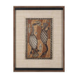 Mythical Jungle I by Mercana Studio Hand Embelished Textured Framed Artwork Matted under Glass by Mercana at Eve Furniture
