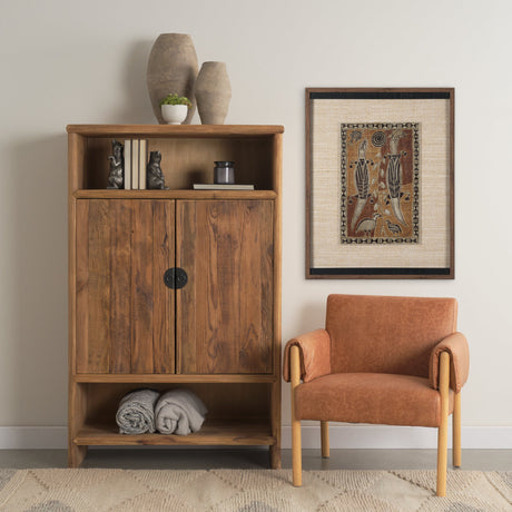 Mythical Jungle II by Mercana Studio Hand Embelished Textured Framed Artwork Matted under Glass by Mercana at Eve Furniture
