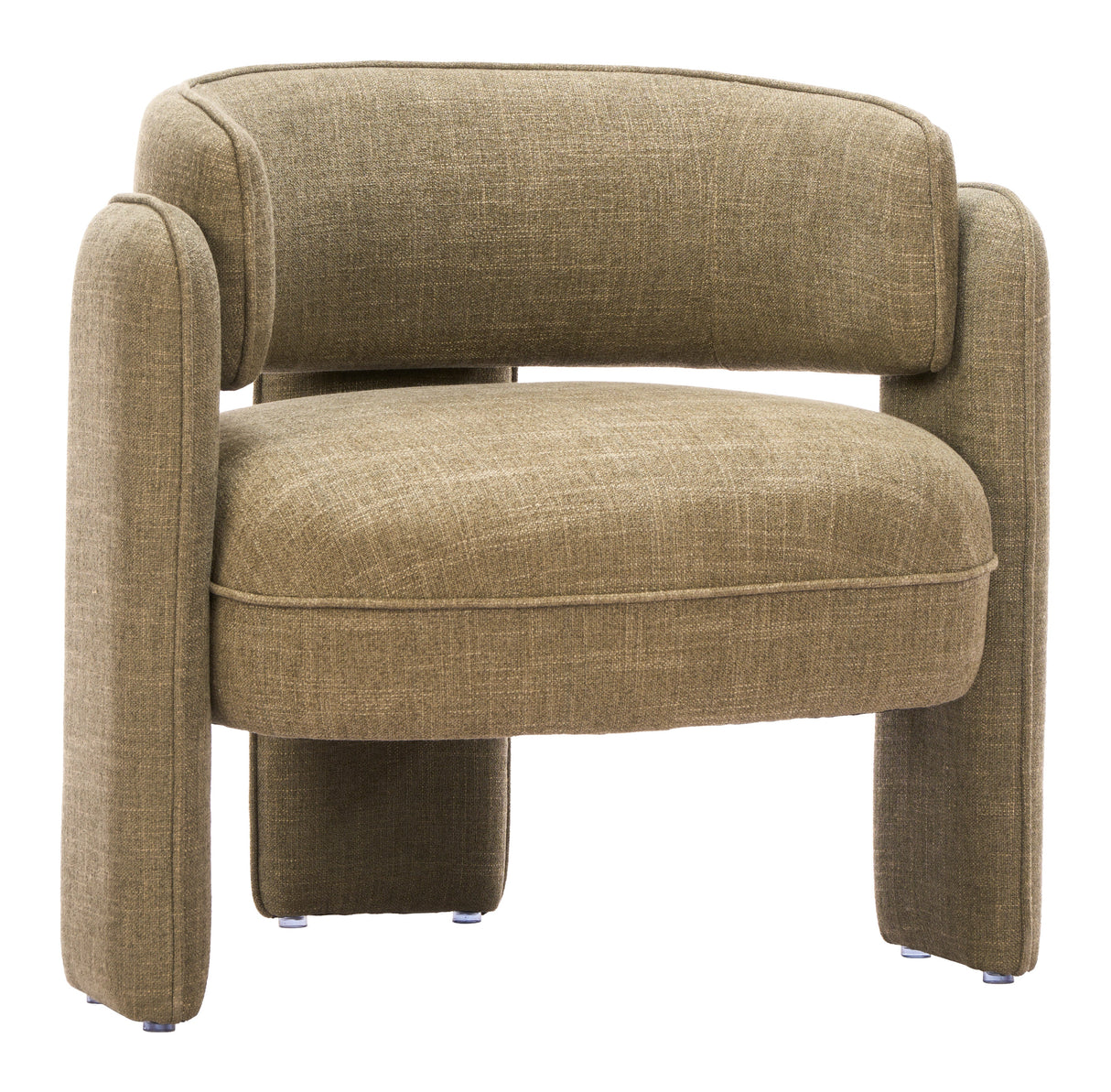 Naan Artichoke Green Accent Chair by Zuomod at Eve Furniture