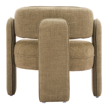 Naan Artichoke Green Accent Chair by Zuomod at Eve Furniture