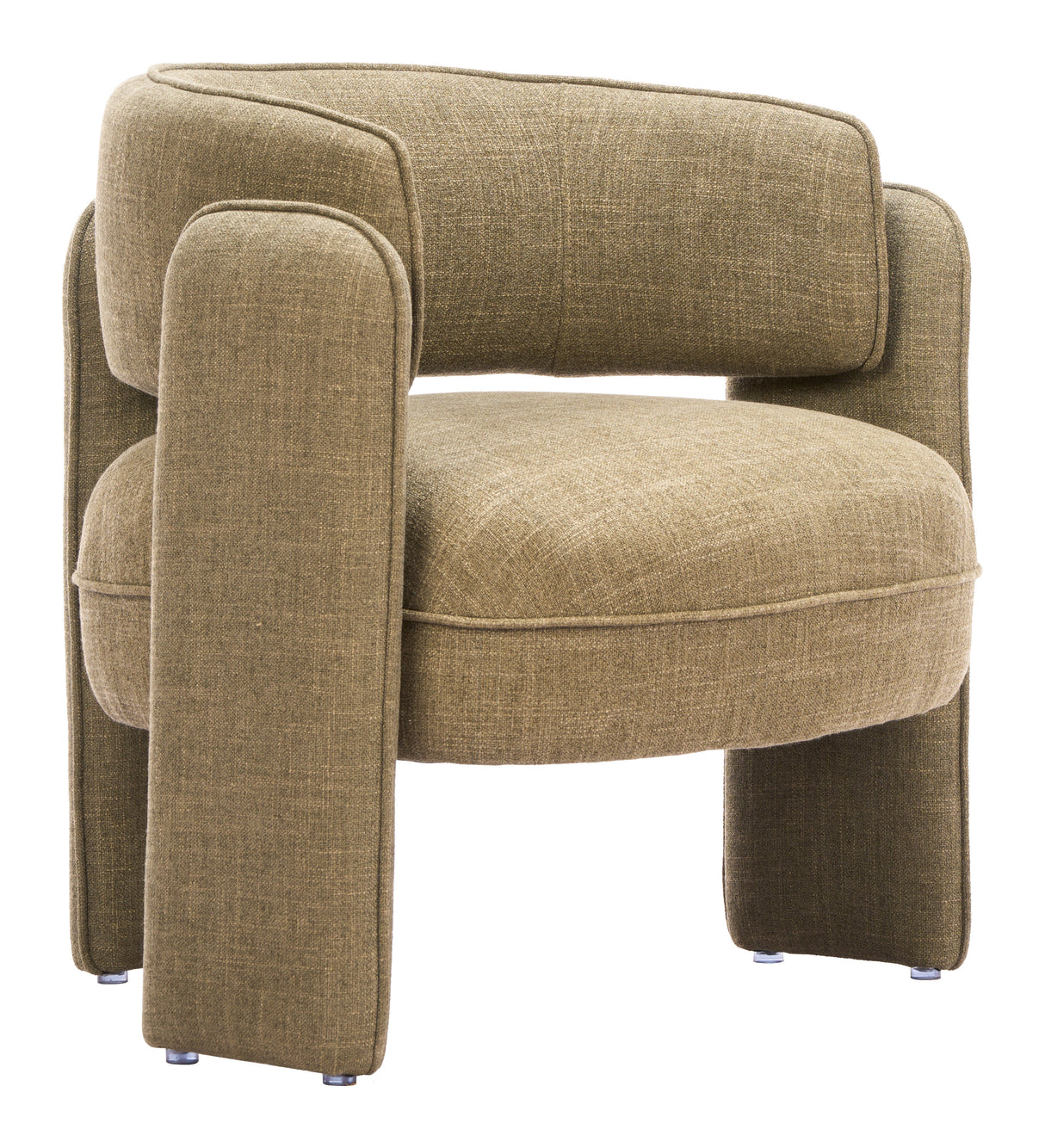 Naan Artichoke Green Accent Chair by Zuomod at Eve Furniture