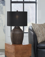 Naareman Metallic Black Table Lamp by Ashley at Eve Furniture