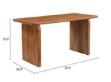 Naboo Walnut Desk by Zuomod at Eve Furniture
