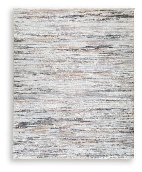 Nace Gray/Brown/White Large Rug by Ashley at Eve Furniture