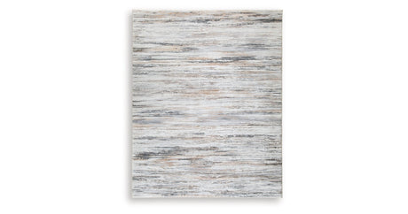 Nace Gray/Brown/White Large Rug by Ashley at Eve Furniture