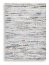 Nace Gray/Brown/White Medium Rug by Ashley at Eve Furniture