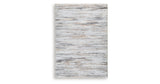 Nace Gray/Brown/White Medium Rug by Ashley at Eve Furniture