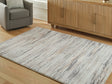 Nace Gray/Brown/White Medium Rug by Ashley at Eve Furniture