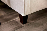 Nadene Ivory Stationary Sofa & Loveseat by Furniture of America at Eve Furniture