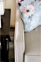 Nadene Ivory Stationary Sofa & Loveseat by Furniture of America at Eve Furniture