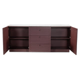 Nadine Deep Burgundy Sideboard by Moe's Home at Eve Furniture
