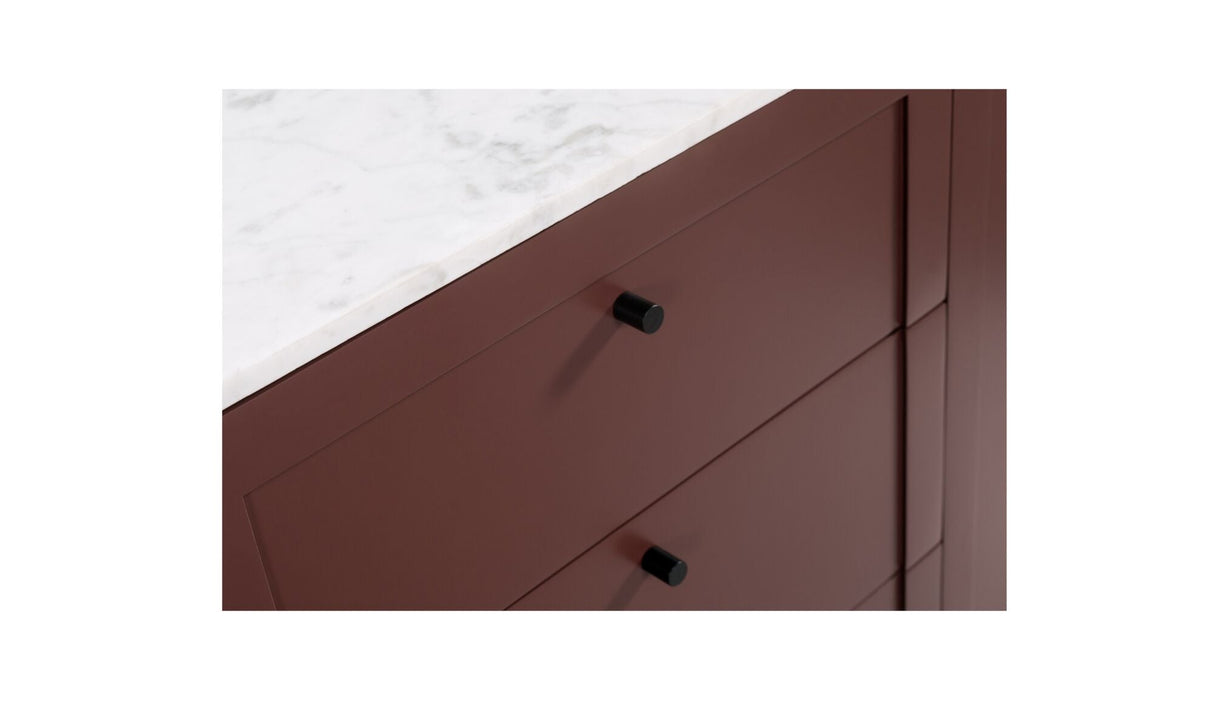 Nadine Sideboard Deep Burgundy by Moe's Home at Eve Furniture