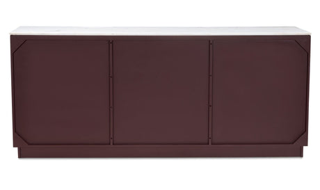 Nadine Sideboard Deep Burgundy by Moe's Home at Eve Furniture