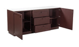 Nadine Sideboard Deep Burgundy by Moe's Home at Eve Furniture