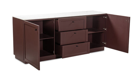 Nadine Sideboard Deep Burgundy by Moe's Home at Eve Furniture