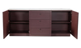 Nadine Sideboard Deep Burgundy by Moe's Home at Eve Furniture