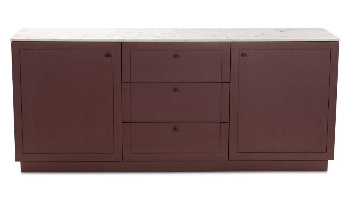 Nadine Sideboard Deep Burgundy by Moe's Home at Eve Furniture