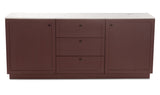 Nadine Sideboard Deep Burgundy by Moe's Home at Eve Furniture