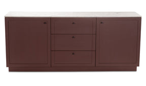 Nadine Sideboard Deep Burgundy by Moe's Home at Eve Furniture