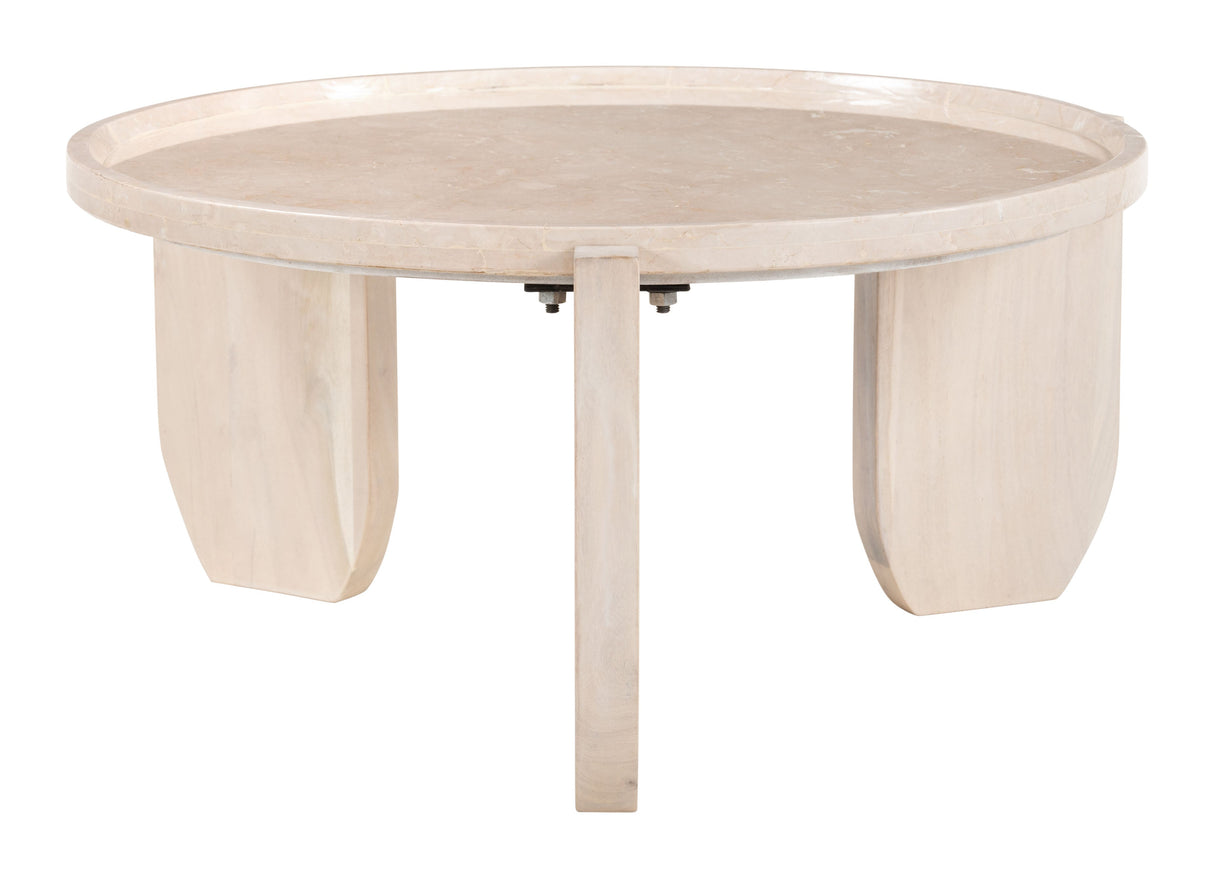 Nador Natural Coffee Table by Zuomod at Eve Furniture