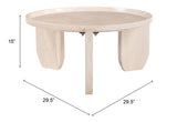 Nador Natural Coffee Table by Zuomod at Eve Furniture