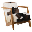 Naela Hide Chair, Brown by Dovetail at Eve Furniture