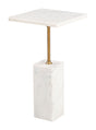 Naht White Side Table by Zuomod at Eve Furniture