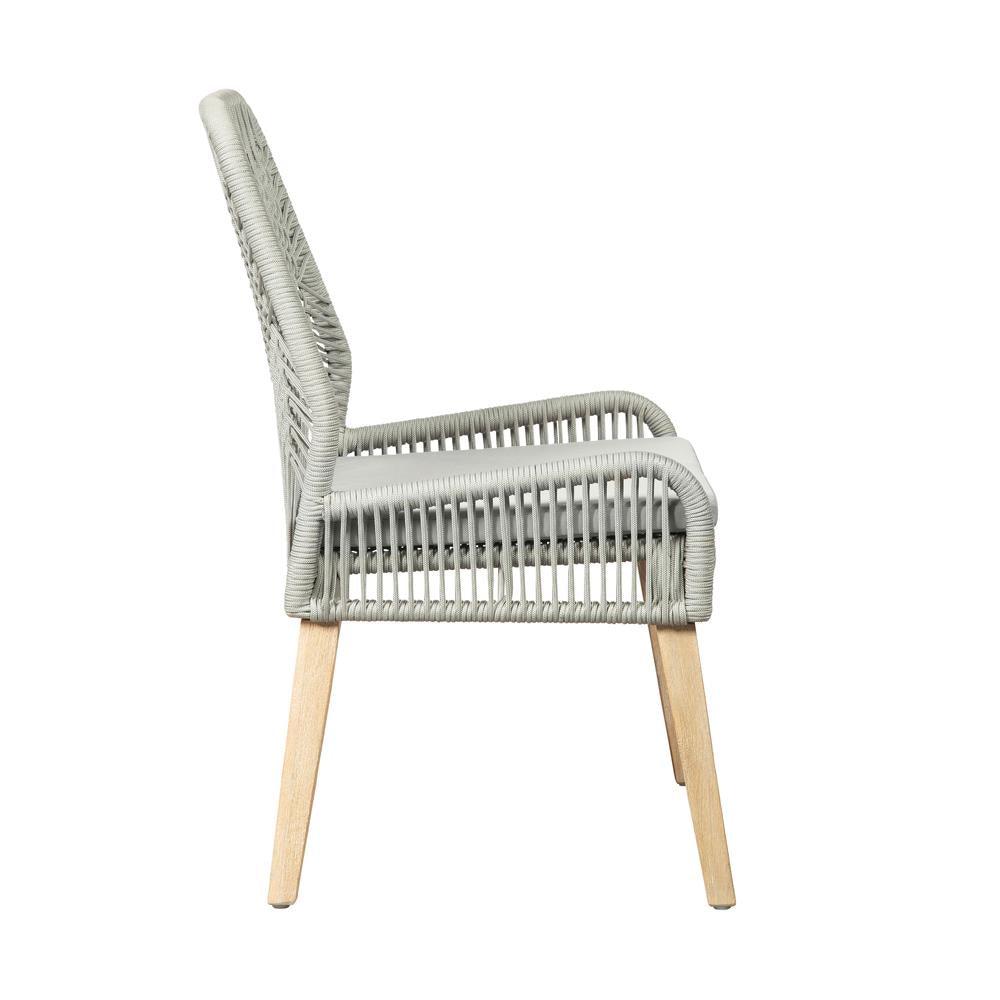Nakia Gray Woven Back Side Chairs, Set of 2 by Coaster at Eve Furniture