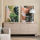 Nalla White Buffet Lamp (Set of 2) by Crestview at Eve Furniture