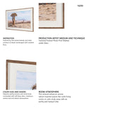 Namibia Tree in Desert by Richard Silver Textured Framed Photo Print Matted under Glass by Mercana at Eve Furniture