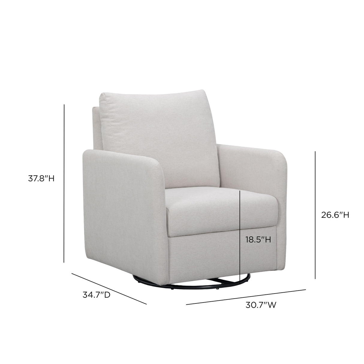 Nancy Nursing Chair by TOV Furniture at Eve Furniture