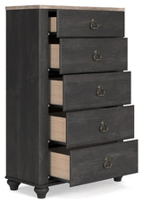 Nanforth Two-tone Chest of Drawers