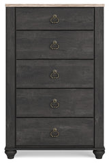 Nanforth Two-tone Chest of Drawers