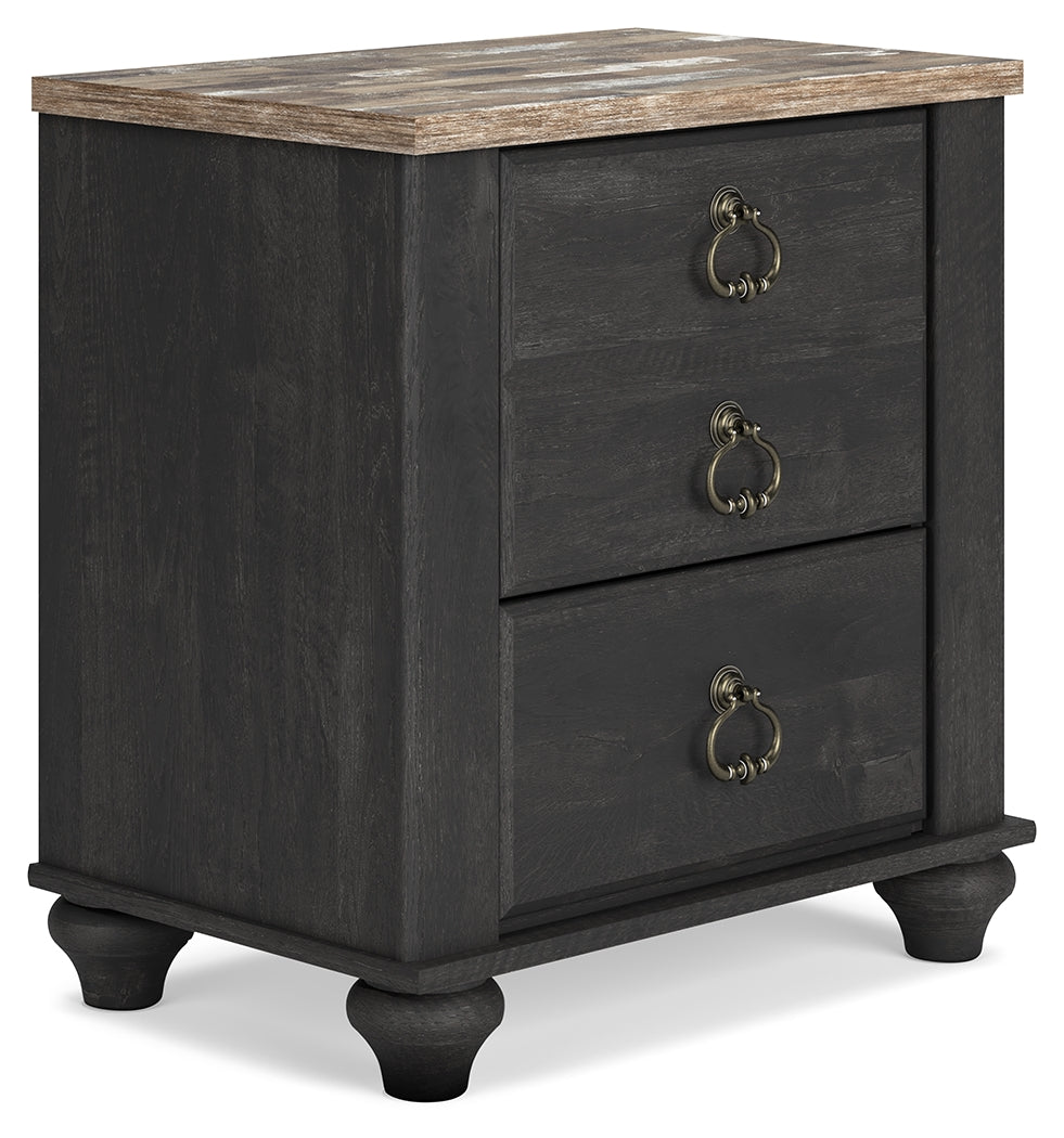 Nanforth Two-tone Nightstand