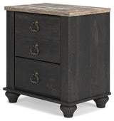 Nanforth Two-tone Nightstand