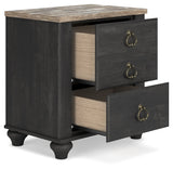 Nanforth Two-tone Nightstand