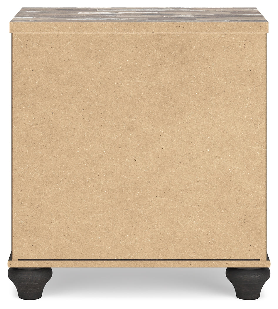 Nanforth Two-tone Nightstand