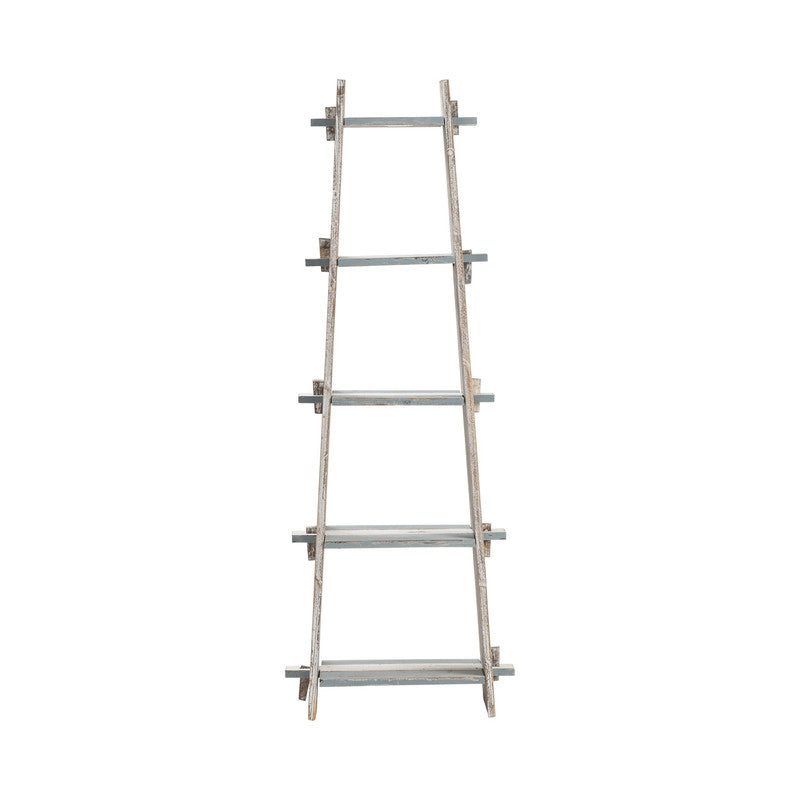 Nantucket Blue/White Etagere by Crestview at Eve Furniture