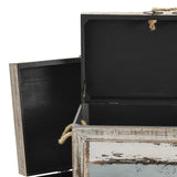 Nantucket Brown/Blue 3-Piece Trunks by Crestview at Eve Furniture