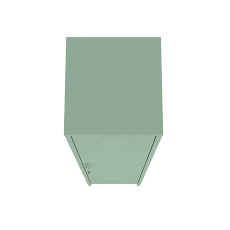 Naomi 15" Single Locker Storage Cabinet in Green by Manhattan Comfort at Eve Furniture