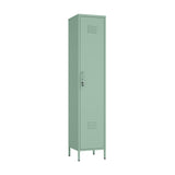 Naomi 15" Single Locker Storage Cabinet in Green by Manhattan Comfort at Eve Furniture