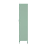 Naomi 15" Single Locker Storage Cabinet in Green by Manhattan Comfort at Eve Furniture