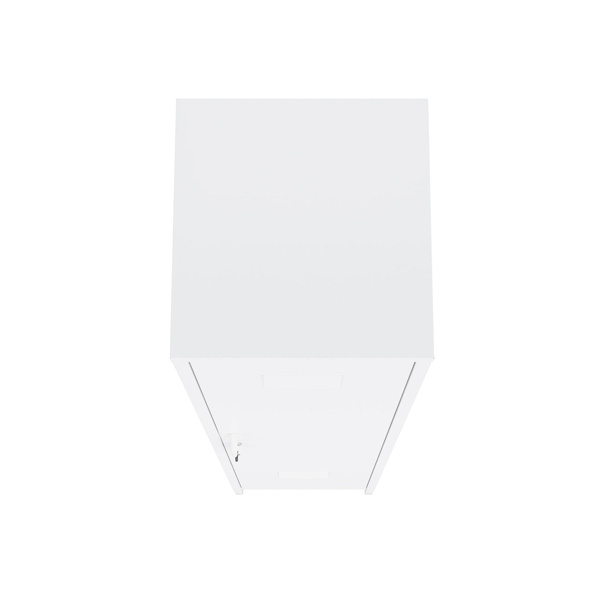 Naomi 15" Single Locker Storage Cabinet in White by Manhattan Comfort at Eve Furniture