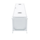 Naomi 15" Single Locker Storage Cabinet in White by Manhattan Comfort at Eve Furniture