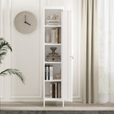 Naomi 15" Single Locker Storage Cabinet in White by Manhattan Comfort at Eve Furniture