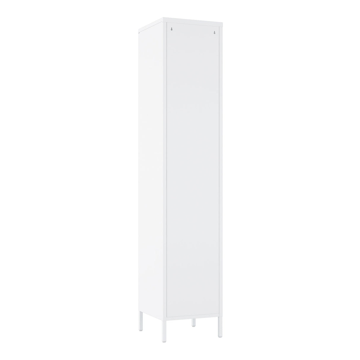 Naomi 15" Single Locker Storage Cabinet in White by Manhattan Comfort at Eve Furniture