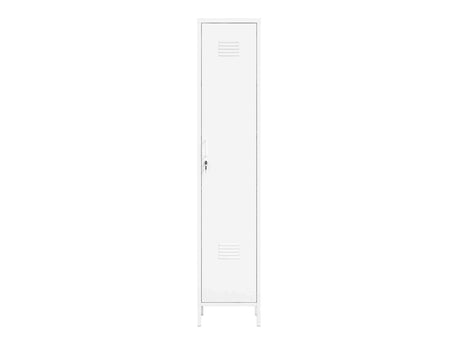 Naomi 15" Single Locker Storage Cabinet in White by Manhattan Comfort at Eve Furniture